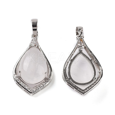 Natural Quartz Crystal Pendants G-H283-04P-25-1