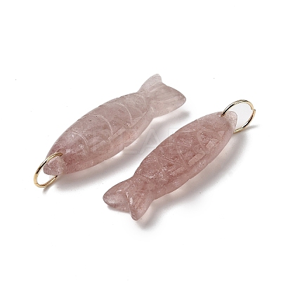 Natural Mixed Stone Carved Pendants G-G314-01G-1