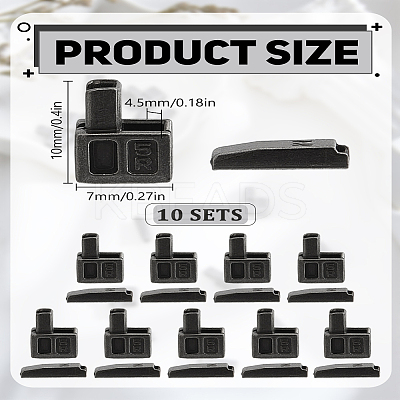 10 Sets Clothing Accessories FIND-LP0001-98B-1