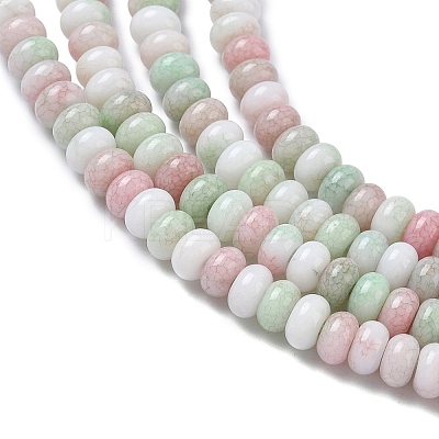 Ombre Effect Dyed Glass Beads Strands GLAA-C043-01A-1