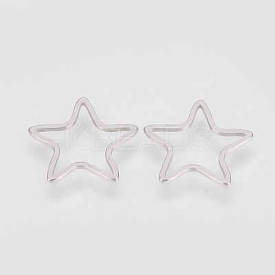 Tarnish Resistant 304 Stainless Steel Linking Ring X-STAS-S079-17B-1