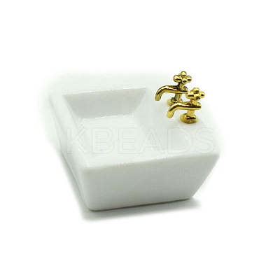 Mini Ceramic Wash Basin Sink X-PW-WGF3ADA-01-1