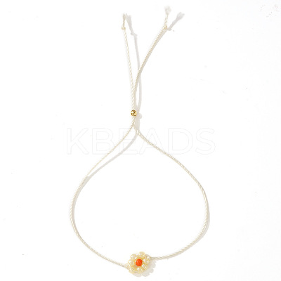 Flower Resin Beaded Slider Bracelets for Women SL9741-3-1