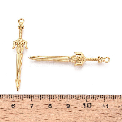 304 Stainless Steel Pendants STAS-N114-61G-1