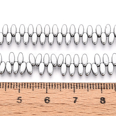 Electroplated Synthetic Non-magnetic Hematite Beads Strands G-T139-65I-1