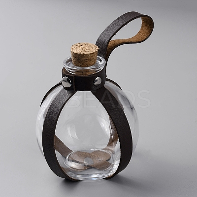Dark Magic Cork Potion Bottle AJEW-WH0415-80B-1