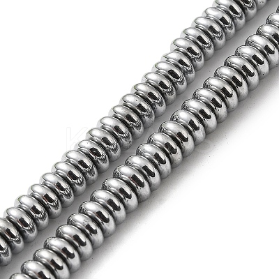 Electroplated Non-magnetic Synthetic Hematite Beads Strands G-Q1009-D02-01-1