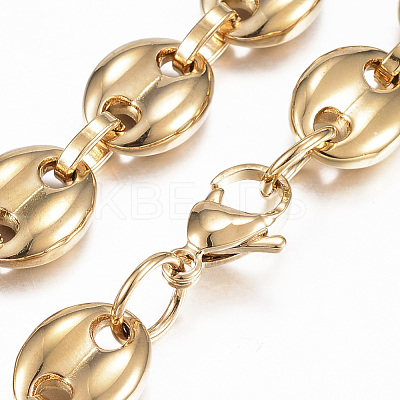 PVD Vacuum Plating 201 Stainless Steel Jewelry Sets SJEW-F157-05G-1