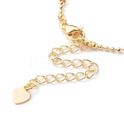 Brass Ball Chain Bracelet Making AJEW-JB00936-1
