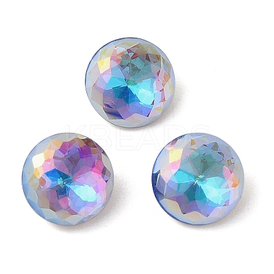Glass Rhinestone Cabochons RGLA-L029-10B-1