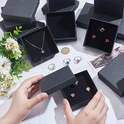 Texture Paper Jewelry Gift Boxes OBOX-NB0001-10D-02-1