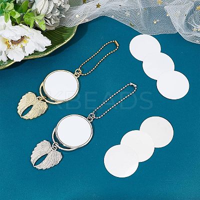 4 Sets 2 Colors Alloy Pendant Decoration Cabochon Settings FIND-CA0004-32-1