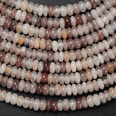 Natural Lepidolite/Purple Mica Stone Beads Strands G-L635-A30-4x2mm-1