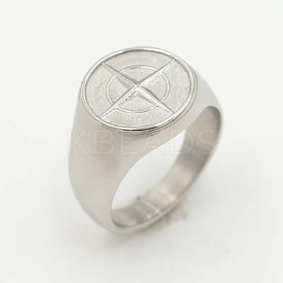 304 Stainless Steel Finger Rings FS-WG5F41B-62-1