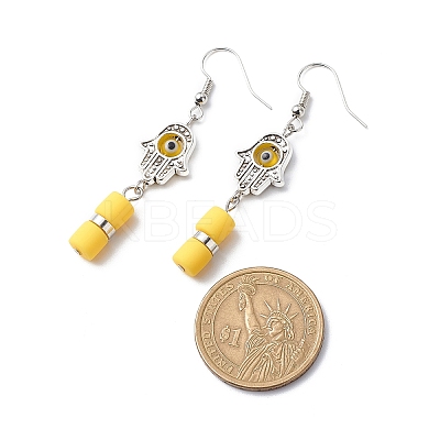 Evil Eye Handmade Lampwork Earring & Bracelet Sets SJEW-JS01250-1