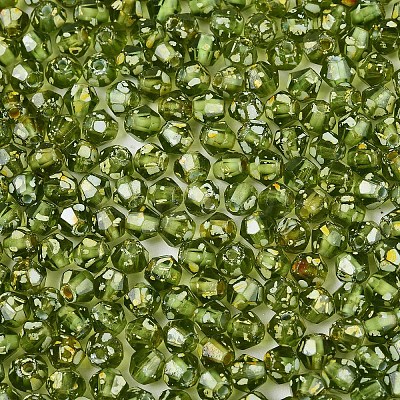 Picasso Baking Paint Glass Seed Beads SEED-N007-37H-1