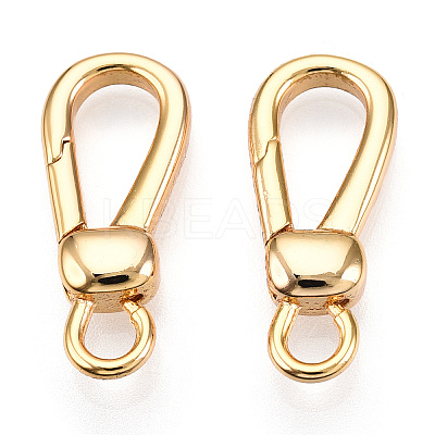 Brass Lobster Claw Clasps KK-N254-20G-1