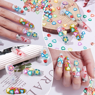 Handmade Polymer Clay Cabochons CLAY-SZ0001-49-1