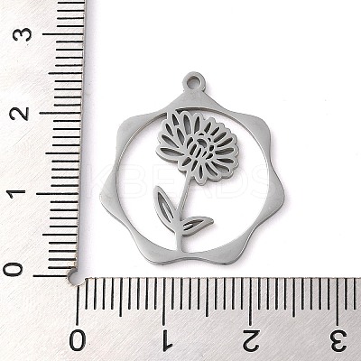 Non-Tarnish 304 Stainless Steel Pendants LS-STAS-P338-01B-P-1