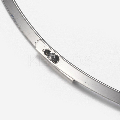 Tarnish Resistant 304 Stainless Steel Choker Necklaces LS-NJEW-F204-01P-1