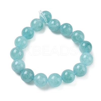 Dyed Natural Malaysia Jade Beads Strands G-G021-01D-08-1