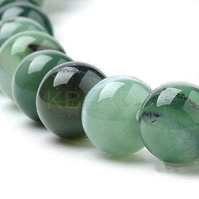 Natural Striped Agate/Banded Agate Beads Strands X-G-S259-04E-8mm-1