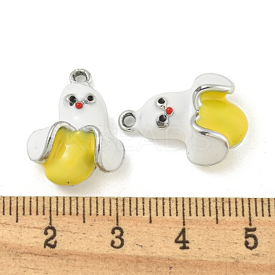 UV Plating Alloy Enamel Pendants FIND-M033-29P-1