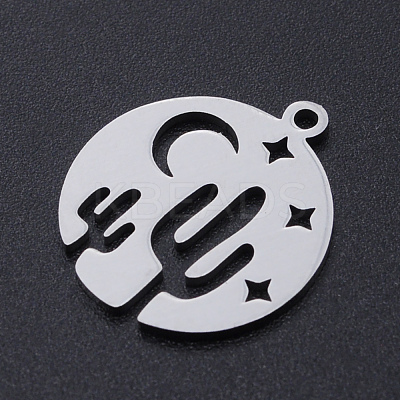 Non-Tarnish 201 Stainless Steel Laser Cut Pendants STAS-S105-T969-1-1