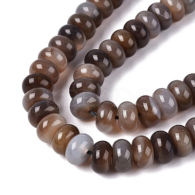 Natural Agate Beads Strands G-Q613-01E-03-1