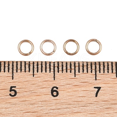 304 Stainless Steel Open Jump Rings SA-CBAF81C-01B-RG-1
