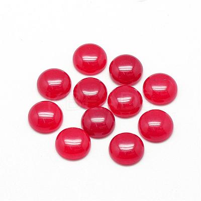 Natural White Jade Cabochons G-R416-16mm-10-1