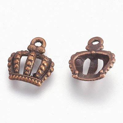 Tibetan Style Alloy Crown Charms EBB054Y-R-1