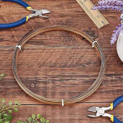 Half Round Brass Wire for Jewelry Making CWIR-WH0003-02-B-1
