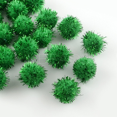 Handmade DIY Doll Craft Pom Pom Yarn Pom Pom Balls AJEW-R046-1.5cm-02-1