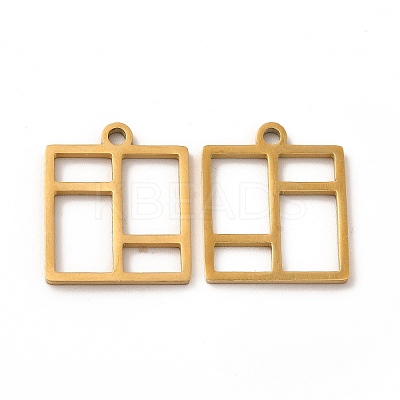 Ion Plating(IP) 304 Stainless Steel Pendants STAS-A070-21G-1