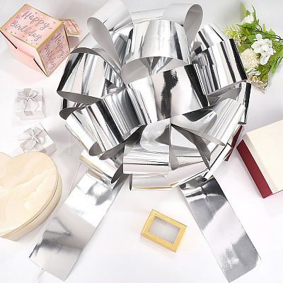Plastic Flower Pull Bows FIND-WH20030-06E-1