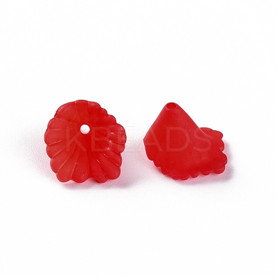 Frosted Acrylic Bead Caps MACR-S371-10A-712-1