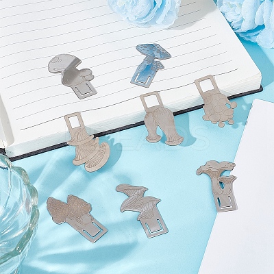 3 Sets 201 Stainless Steel Bookmarks STAS-DR0001-09C-1