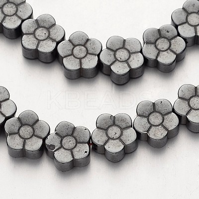 Non-magnetic Synthetic Hematite Beads Strands G-F300-07-09-1