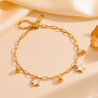304 Stainless Steel Bracelets BJEW-R003-03G-01-1