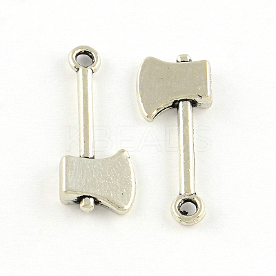 Tibetan Style Alloy Axe Pendants TIBEP-S293-011AS-LF-1
