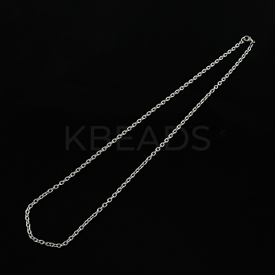 Tarnish Resistant 304 Stainless Steel Cable Chains Necklaces STAS-S029-03-1