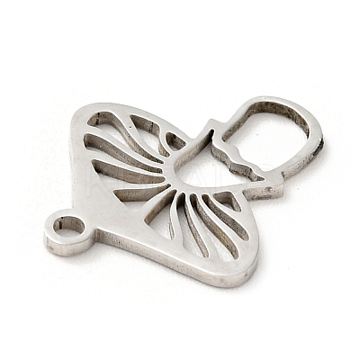 Non-Tarnish 201 Stainless Steel Pendants STAS-E015-10P-1