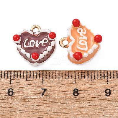 Alloy Enamel Pendants ENAM-F162-01-1