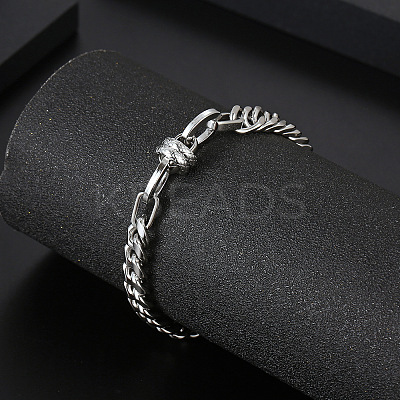 304 Stainless Steel Link Bracelets WG6E6B6-01-1