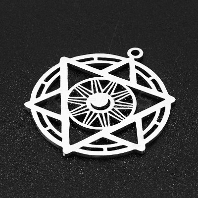 Non-Tarnish 201 Stainless Steel Pendants STAS-S105-LA280-1