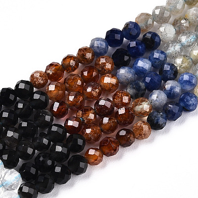 Natural Mixed Gemstone Beads Strands G-D080-A01-02-13-1