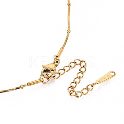 1MM 304 Stainless Steel Satellite Chain Necklaces NJEW-N058-07A-G-1