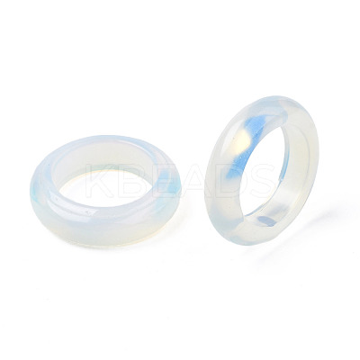 Opalite Plain Band Ring G-N0326-99F-1