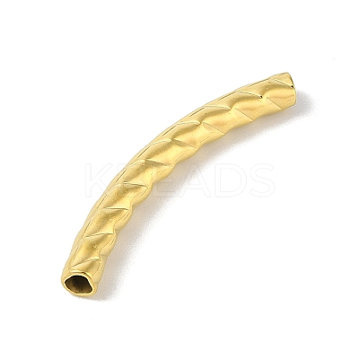 304 Stainless Steel Curved Tube Beads STAS-M071-03E-G-1